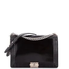 Chanel — Chanel Reverso Boy Flap Glazed New Medium — Handbag — resale
