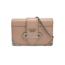 Prada — Prada Cahier Mini Nude Auth — Handbag — resale
