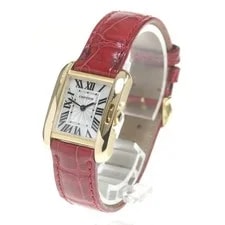 Cartier — Cartier Tank Anglaise SM W5310028 23mm YG Silver Dial Quartz #C2687 — Watch — resale