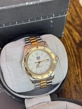 Tag Heuer — Tag Heuer 2000 Professional WK1120 38mm Two Tone ’s Box Cards — Watch — resale
