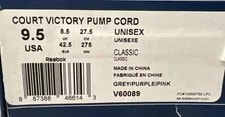 Reebok — Reebok Court Victory Pump Michael Chang Tennis OG Limited Edition — Sneaker — resale