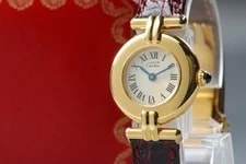 Cartier — Boxed Cartier Must Colisee 1902 Vermeil Quartz Japan — Watch — resale
