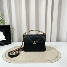 Chanel — Authentic Chanel Handle Flap Small — Handbag — resale