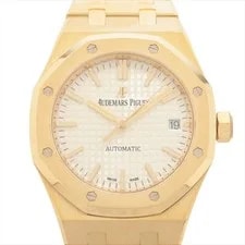 Audemars Piguet — Audemars Piguet Royal Oak 15450BA.OO.1256BA.01 YG AT Silver-Face — Watch — resale