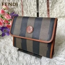 Fendi — Fendi Pequin Stripe Auth — Handbag — resale