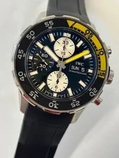 IWC — IWC Aquatimer Chronograph 44mm Automatic Rubber Band Used With Box — Watch — resale