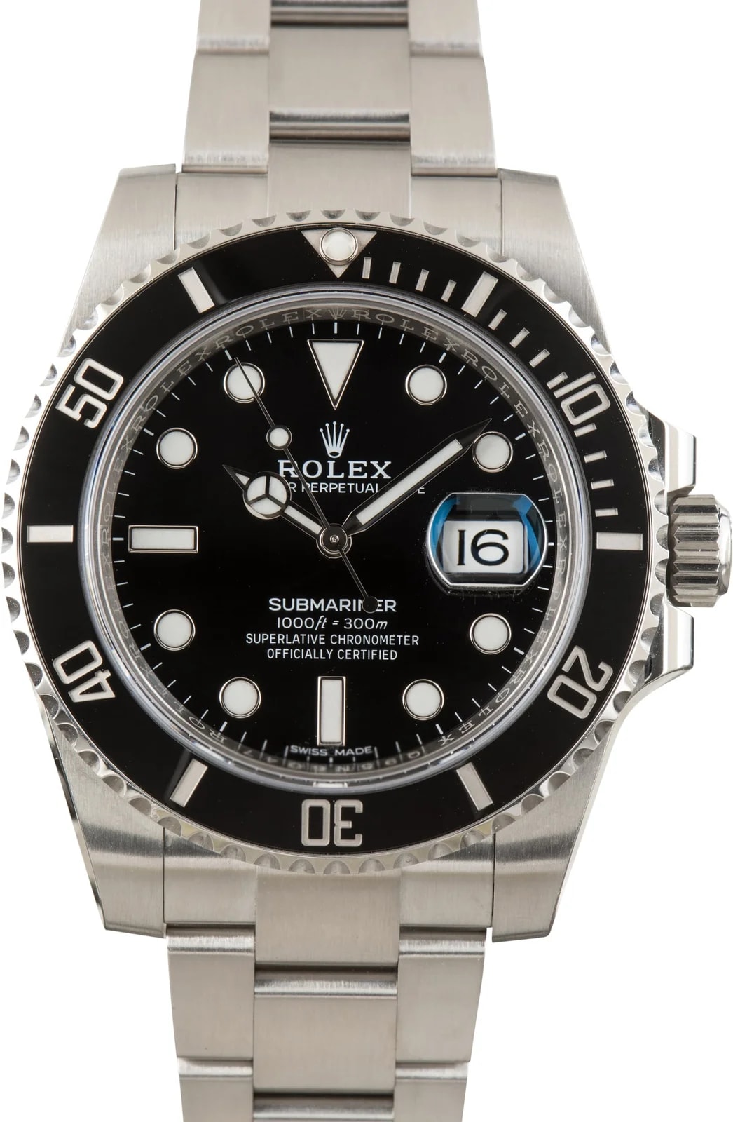 Rolex — Rolex Submariner Ref 116610 Black Luminous Dial — Watch — resale