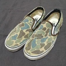 VANS — 9.0US Vans Slip-On Camouflage Pattern Vhtf LTD Collection Original S — Sneaker — resale