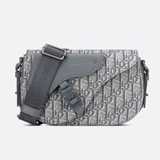 Dior — Dior Authentic Small Saddle-Style Flap Messenger — Handbag — resale
