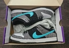 Nike SB — Atmos X Nike SB Dunk Low Pro Shoes Elephant Clear Size 10.5 BQ6817-009 — Sneaker — resale