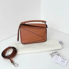 Loewe — Loewe Puzzle Mini Crossbody Strap Top Handle — Handbag — resale