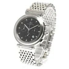 IWC Schaffhausen — IWC Schaffhausen DA Vinci SL IW372806 37mm SS Black Dial Quartz #C545 — Watch — resale