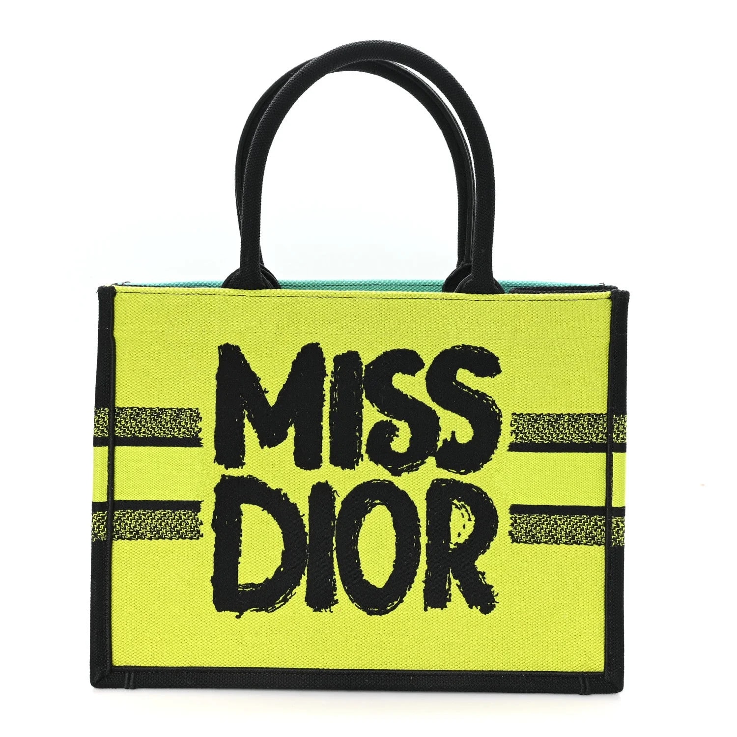 Dior — Embroidered Medium Miss Dior Graffiti Book Tote — Handbag — resale