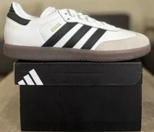 Adidas — Size 11.5 - Adidas Samba Indoor Classic Cloud Core IH6001 New — Sneaker — resale