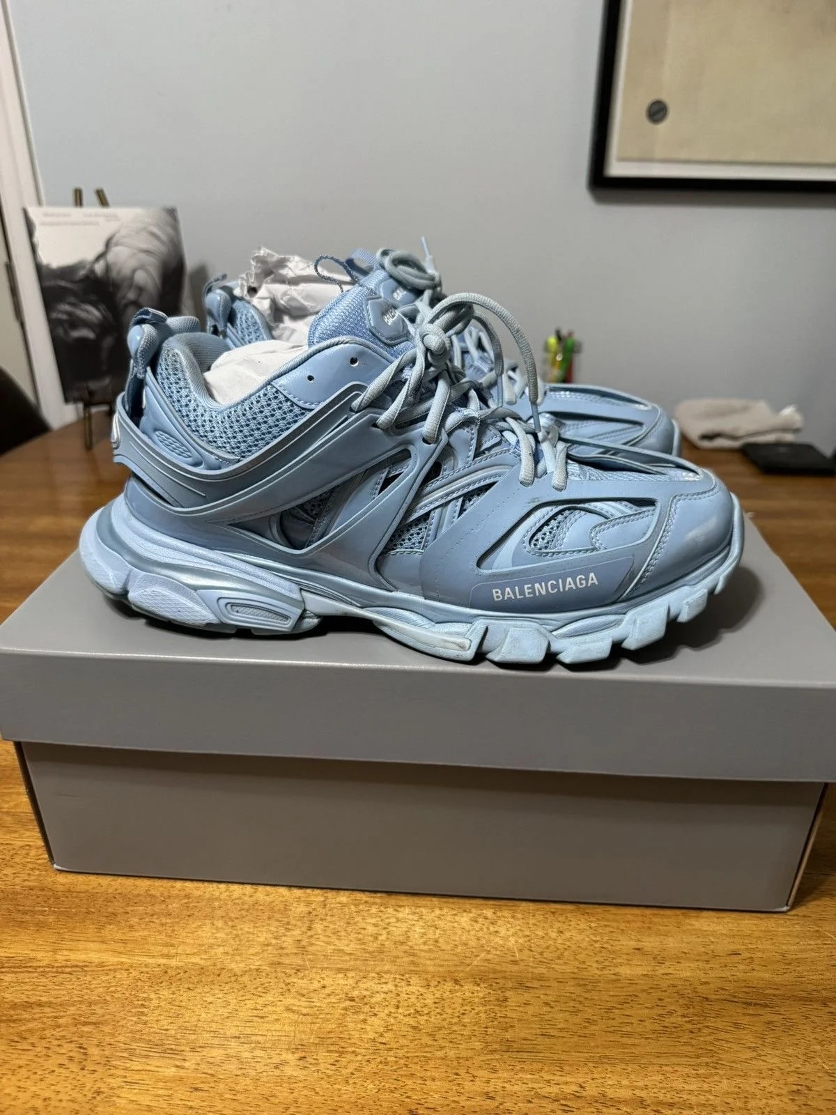 Balenciaga — Balenciaga Track in Metallic — Sneaker — resale
