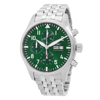 IWC — Pilot's Chronograph Automatic Green Dial IW378006 — Watch — resale