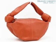 Bottega Veneta — Bottega Veneta Double Knot Top Handle Mini Calf Lea — Handbag — resale