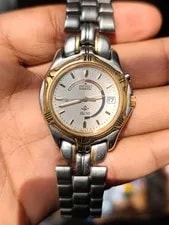 Seiko — Seiko Kinetic SQ 50 5M42-0D70 1996 Sapphlex Breitling Clasp — Watch — resale