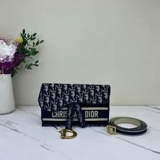 Dior — Dior Saddle Classic Print Long Crossbody Waist #LX1X — Handbag — resale