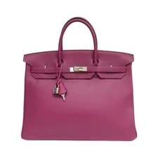 Hermès — Hermes Birkin 40 Pourpre Palladium Plated Hardware — Handbag — resale
