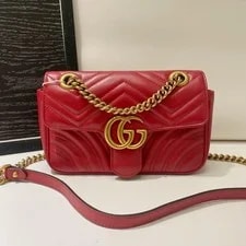 Gucci — Gucci GG Marmont Matelassé Mini ' - Good #AXJ5EO — Handbag — resale