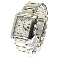 Cartier — Cartier Tank Française LM Chronoreflex W51004Q4 28mm SS Quartz #C12254 — Watch — resale