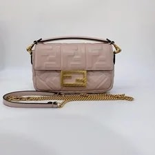 Fendi — Fendi Baguette Mini Embossed - Good #1KSLJ8H — Handbag — resale