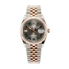 Rolex — Rolex Datejust 36MM 126231 Wimbledon Jubilee Fluted Rose Gold Steel — Watch — resale