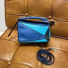 Loewe — Loewe Puzzle Geometric Design Mini Crossbody - Excellent #J2PBAO — Handbag — resale