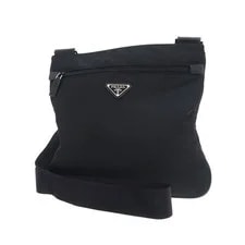 Prada — Prada Crossbody Messenger Triangle Logo — Handbag — resale
