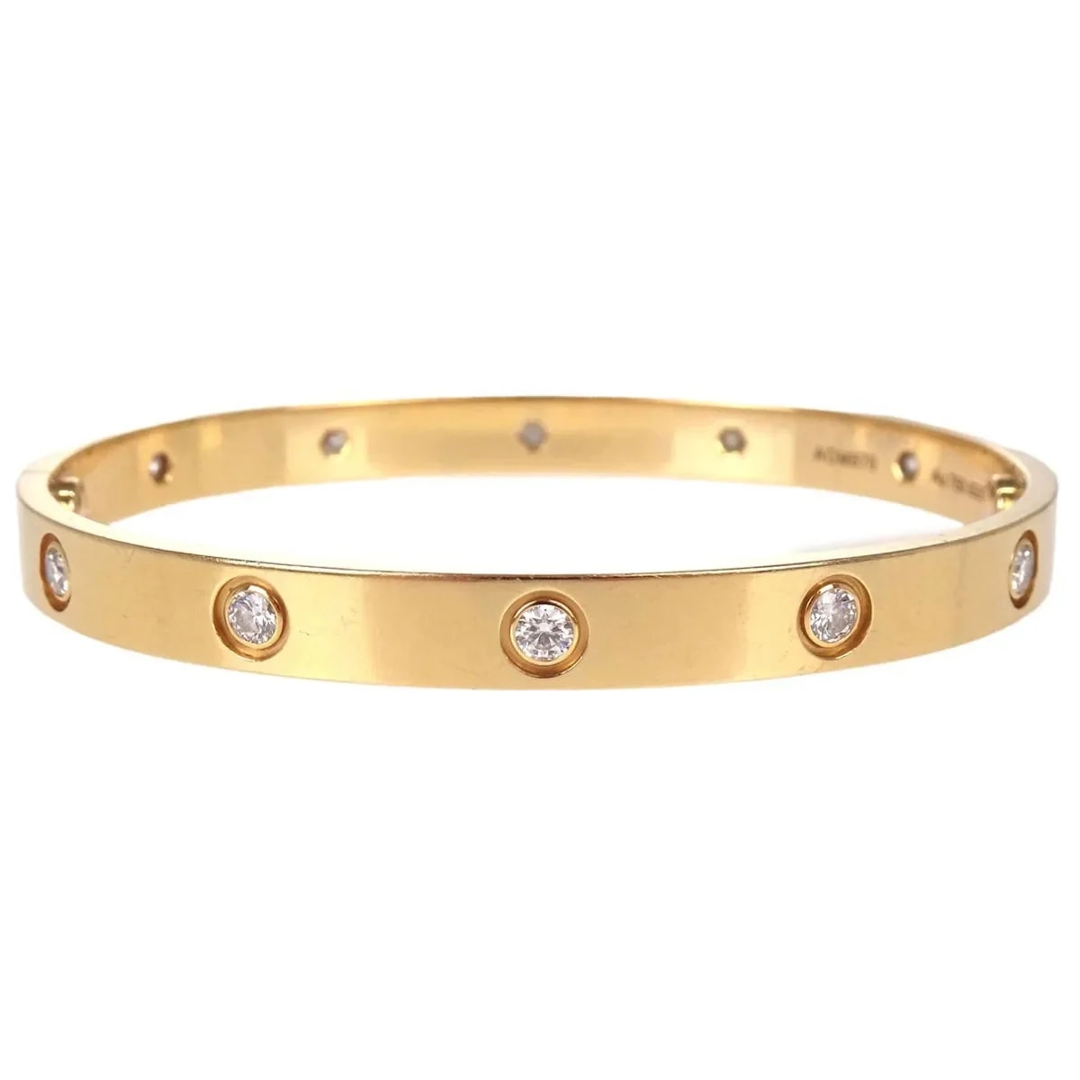 Cartier — Cartier Love 18K Rose Gold and Diamonds Jewelry — Jewelry — resale