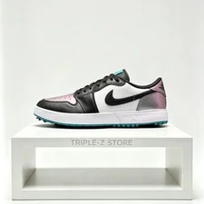 Air Jordan — Air Jordan 1 Low G Spiked Golf Shoes Mineral IQ3417-300 Size 8 - 13 — Sneaker — resale