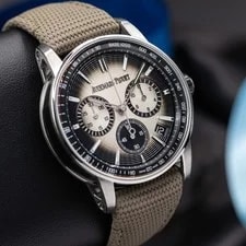 Audemars Piguet — 2026 Audemars Piguet Code 11.59 Smoke Dial Chronograph 26393QT Complete Set! — Watch — resale