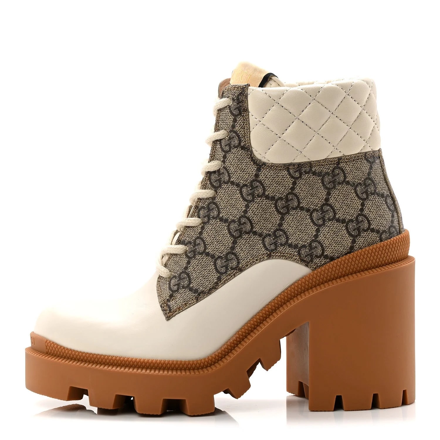 Gucci — Lace Up Ankle 35 Mystic — Designer Shoe — resale
