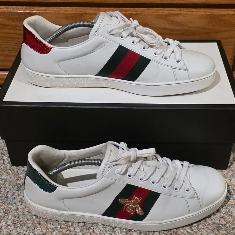Gucci — Gucci Ace W/ Bee & Stripe — Sneaker — resale