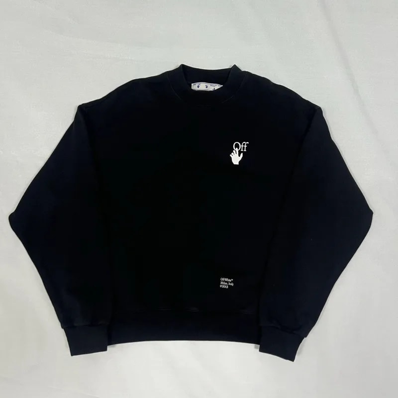 Off-White — Off-white Caravaggio Arrow Printed Crewneck — streetwear — resale