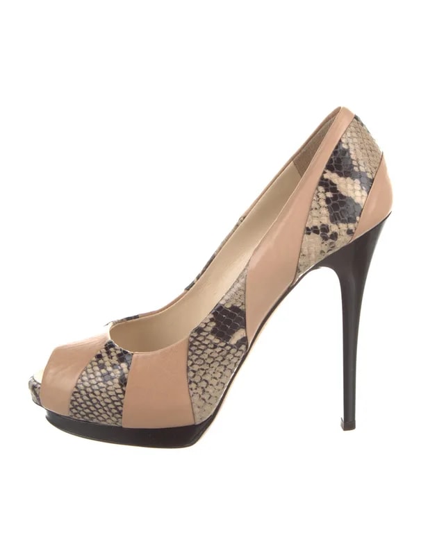 Giuseppe Zanotti — Animal Print — Designer Shoe — resale