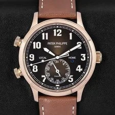 Patek Philippe — Patek Philippe Calatrava Pilot Travel Time "Tiffany & Co" - 5524R-001 — Watch — resale