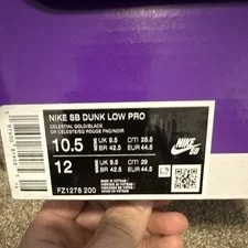 Nike SB — Nike SB Dunk Low Pro Celestial City of Cinema FZ1278-200 M10.5 — Sneaker — resale