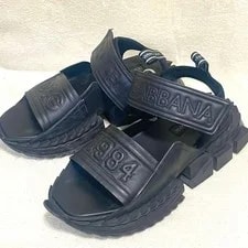 D&G — Dolce&Gabbana 8.5US Vhtf D&G Sandals Thick Sole Strap Big Logo 1984 — Sneaker — resale