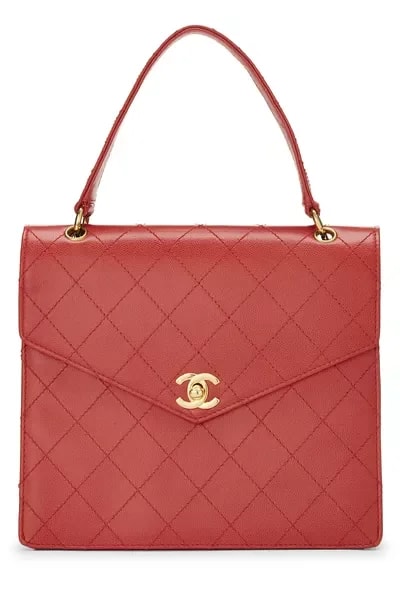 Chanel — Envelope Flap Top Handle — Handbag — resale