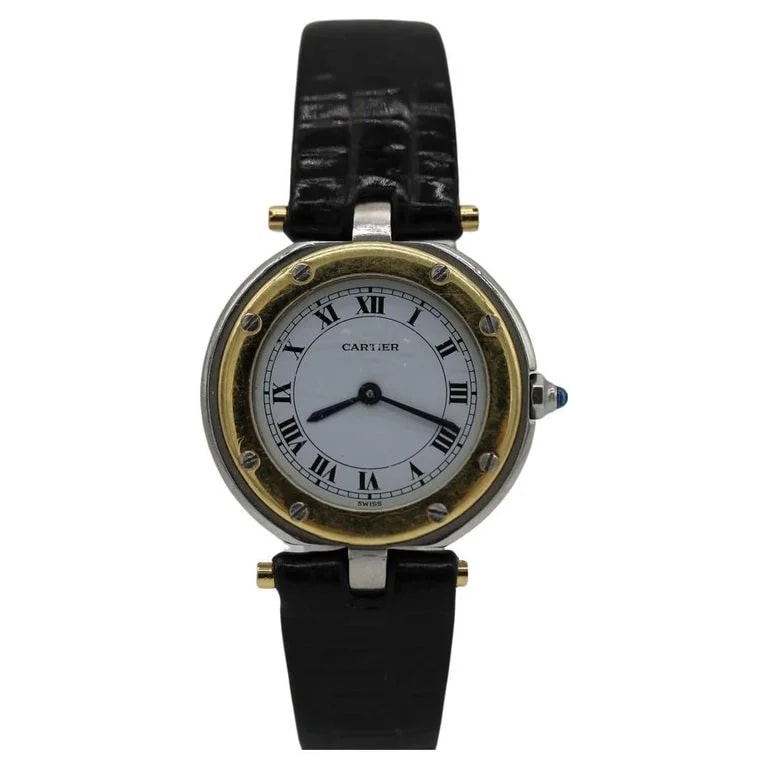Cartier — Cartier Santos – Ref. 8191 – Round Case – Quartz - June 26 — Watch — resale