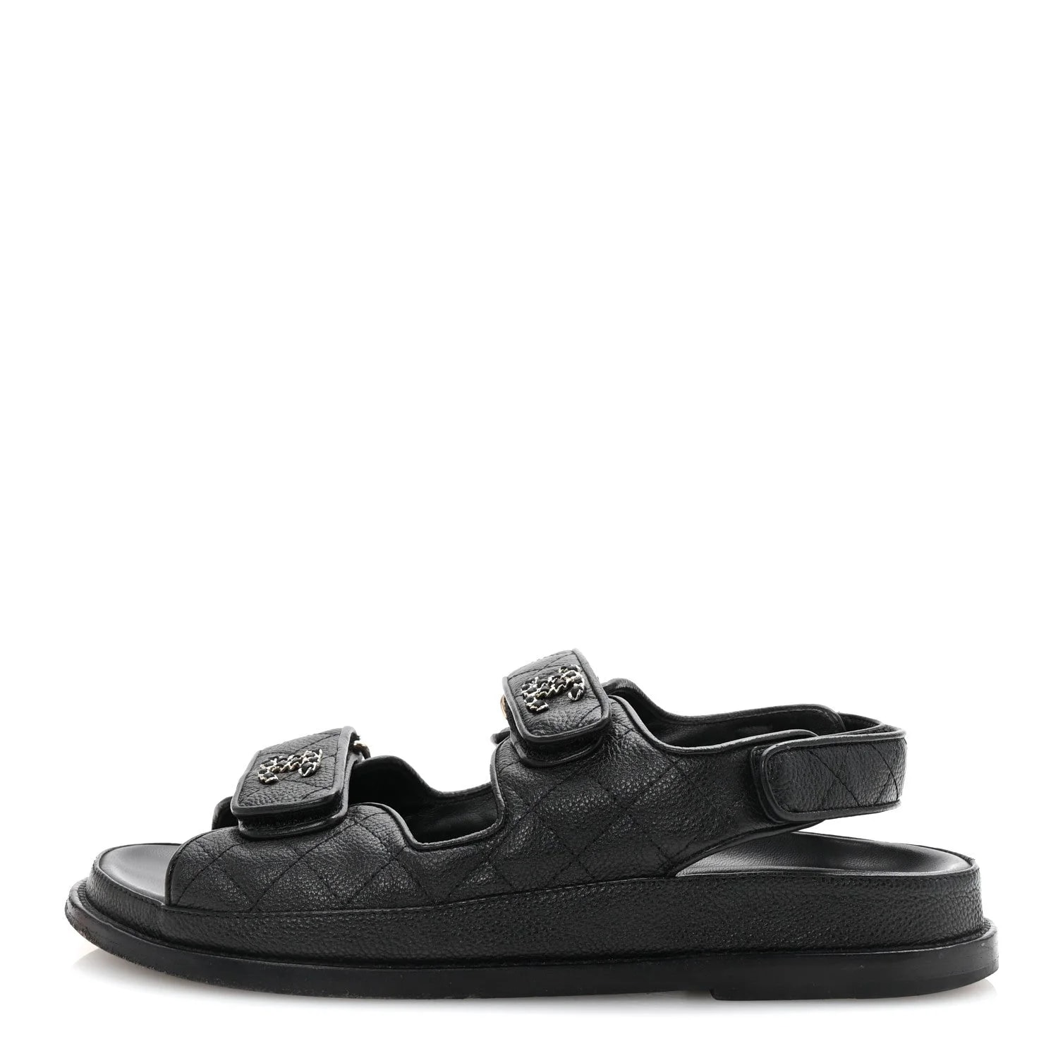Chanel — Grained Velcro Dad 38 — Designer Shoe — resale