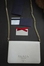 Prada — Prada Crossbody Chain Wallet — Handbag — resale