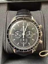 Omega — Omega Speedmaster Pro. Moonwatch 1861 Hesalite Big Box Full Set + Custom Strap — Watch — resale