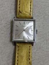 IWC — IWC Manual Winding Working Silver Dial Yellow Band — Watch — resale