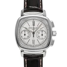 Patek Philippe — Patek Philippe Complications Chronograph 7071G-001 Silver / Diamond White #W140 — Watch — resale
