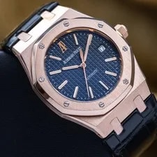 Audemars Piguet — Audemars Piguet Royal Oak Rose Gold Black Dial 39mm - AP 15300OR — Watch — resale