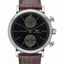 IWC — IWC Portofino Chronograph IW391404 With 39mm Steel Case and Black Dial. Excel... — Watch — resale