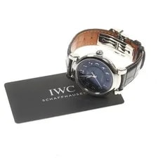 IWC — IWC DA Vinci Automatic 36 IW458312 SS Blue Dial Date Leather Strap #C493 — Watch — resale